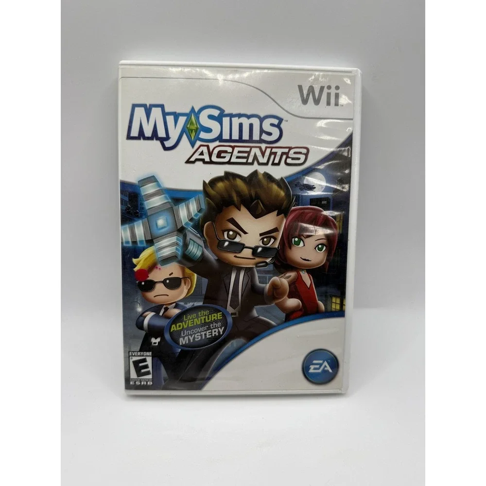 MySims Agents Nintendo Wii Game EA Complete CIB Tested E Everyone Kids Game